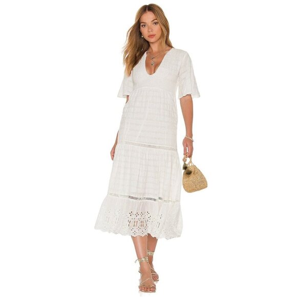 PQ Juniper Dress in Water Lily XS-Small New Womens Maxi Long Beach Gown - Picture 1 of 14
